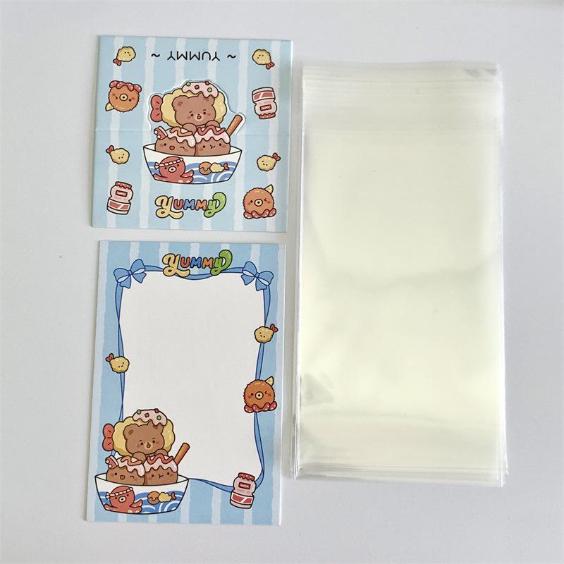 Cartoon Capybara Greeting Card Set: Cute Packaging Material - Cardibara Wrapping Cards