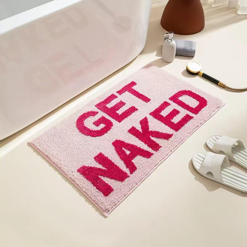Tappetini Personalizzati Creativi in Finta Lana per Pavimento, Tappetini Assorbi Acqua Spessi per Bagno, Facili da Pulire, Tappetino per Porta
