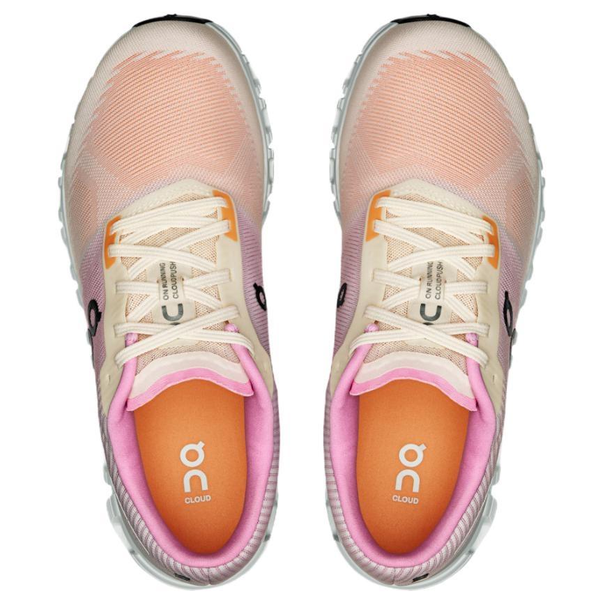 On Cloud 6 Slip Resistant Abrasion Resistant Low top Casual Running Shoes Men's Pink Orange 3MF10052998