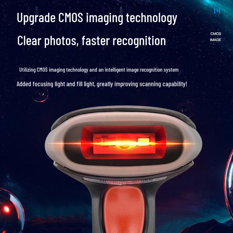 GEPAD Wired 1D/2D Barcode & QR Code Scanner