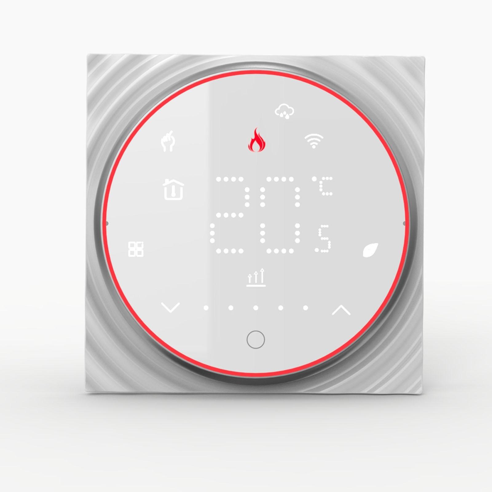 

Wireless Wifi Smart Thermostat Programmable Smart Water Heating Thermostat Voice APP Control AC95‑240V Base