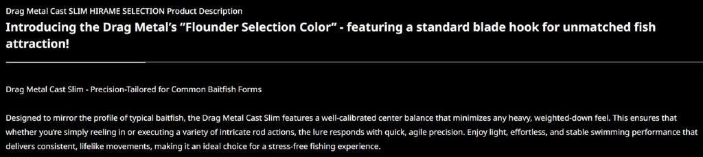 DUO Metal Jig Drag Metal Cast Slim Hirame 40 Grams ACC0672 (8436)