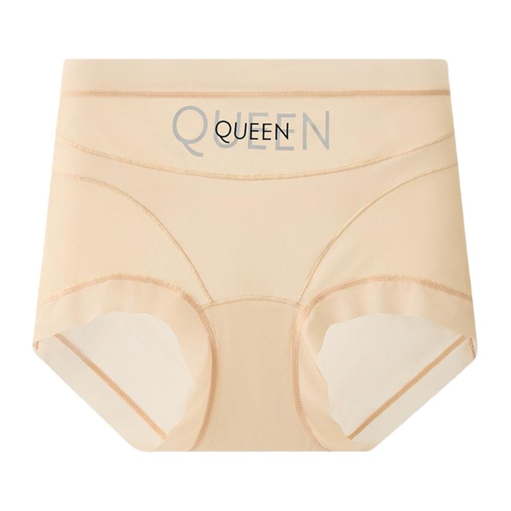 High Waist Thin Shapewear Panties Mesh Tummy Control Underwear Postpartum Body Shaper Letters Belly Contracting