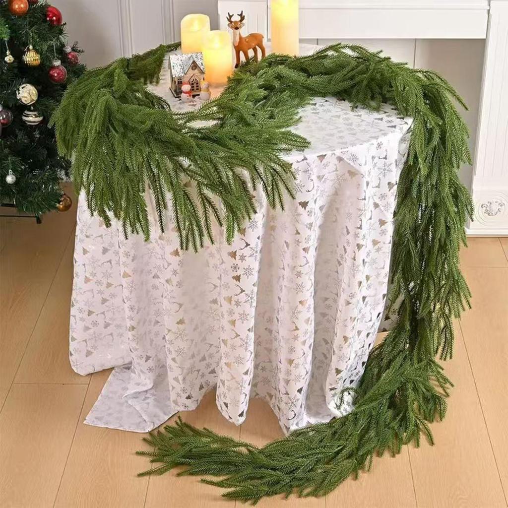 Norfolk Pine Artificial Christmas Wreath Ornament