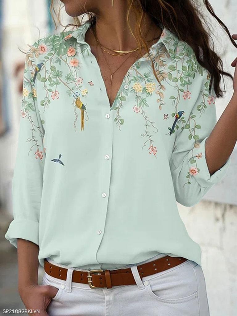 1116 New Women's Shirt Many Cats 1D Digital Printing Anime Cute Style Fashion Trend Japan and Korea Casual