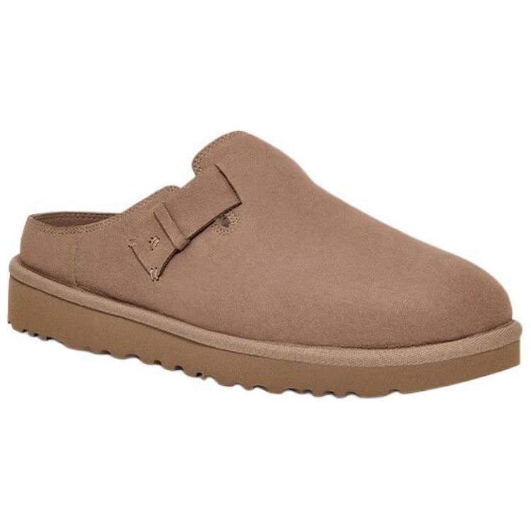 UGG Round Toe Slip-On Non-Slip Clog Slippers Men Slippers Brown 1166736-CRBO