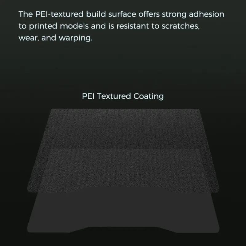 Creality Hi Epoxy Resin Build Plate High Strength Wear Resistance Flatness Hi Double Sided Black Textured PEI Printing Platform