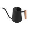 Stainless Steel Watering Can Pot Retro Small Plant Watering Can with Wooden Handle for Indoor Outdoor 1000ML