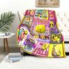 Sports Activities Topic Printed Blanket for Sofa Bed Travel Camping Living Room Office Conditioning Blanket Seasons Gifts