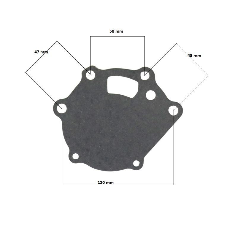 Mitsubishi MM409301 LEILAND engine coolant water pump
