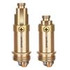 Pop-up Stopper - AIMOONSA - Pack of 2 - Brass - Spring-loaded Click-clack - Anti-corrosion
