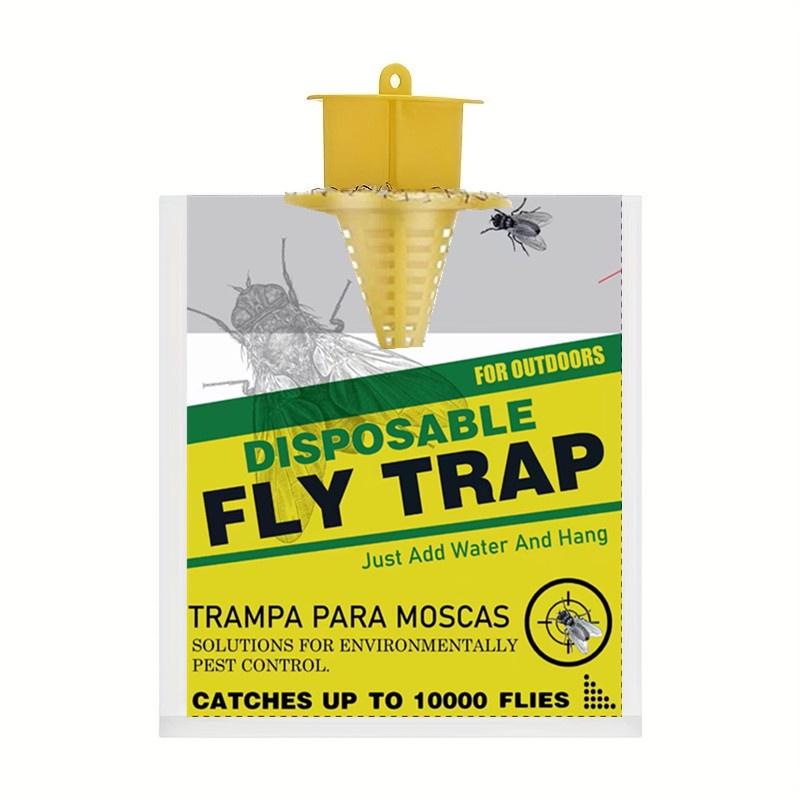 

Spdak Green Hanging Fly Lure Bag Disposable Fly Catcher Effective Fly Trapping Solution