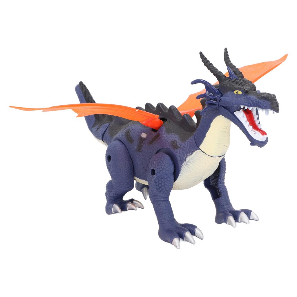 Electric Walking Dinosaur Toy Kid Home Funny Sound Light Dragon Toy with Simulated Flame Spray