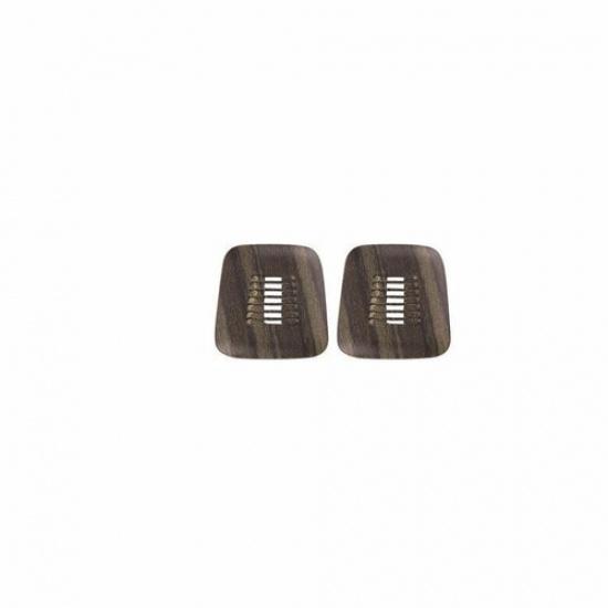 Peach Wood Grain Roof Microphone Cover Decor Fit For BMW X3 G01 X4 G02 2018-