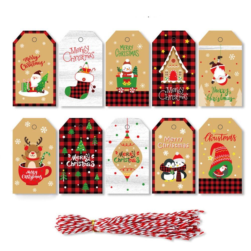 Label DIY Crafts For Home Xmas Christmas Decorations Gift Decor Tags Wrapping Cards Thank You Label