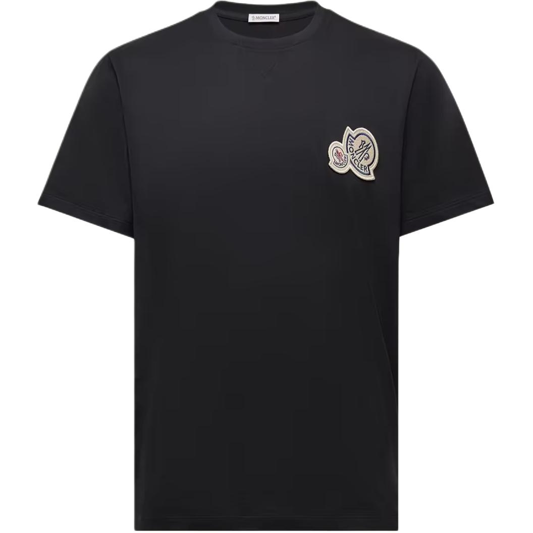 Moncler SS26 Logo Patch Crew Neck