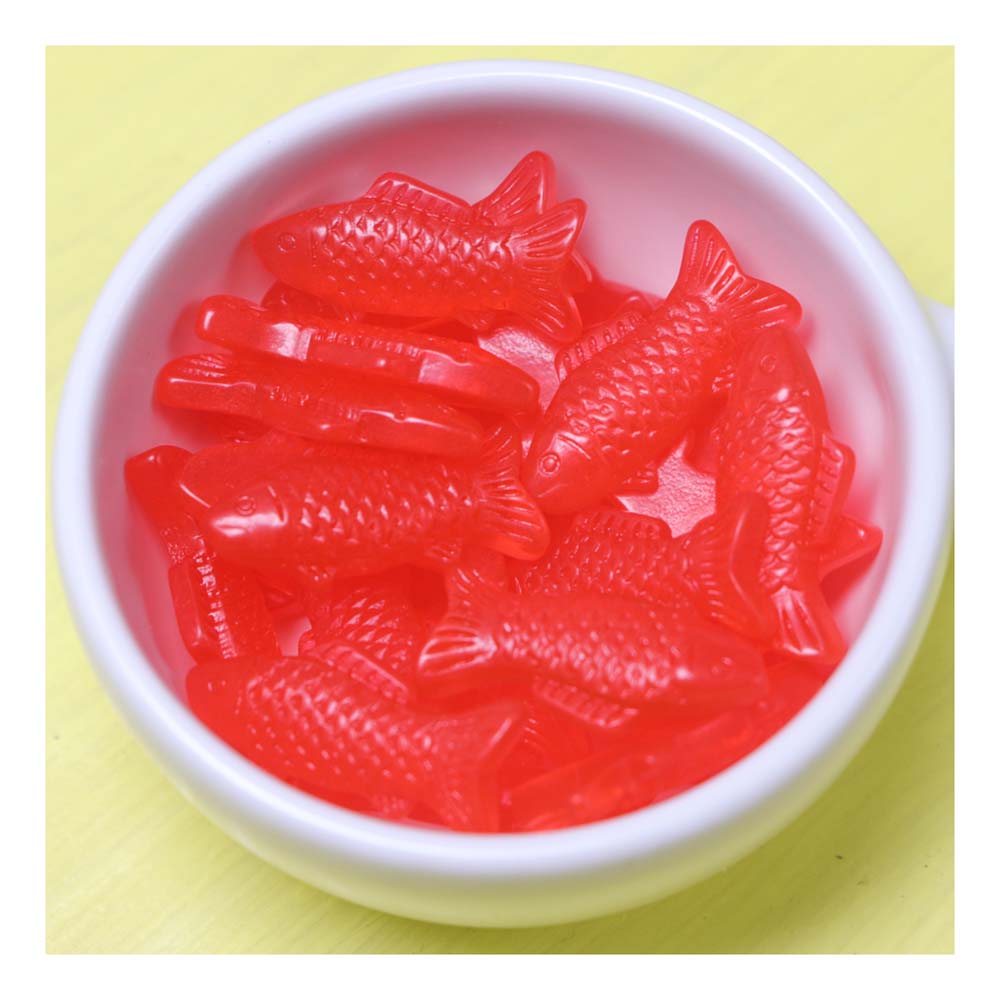 100pcs Mini Flatback Fish Cabochon 3D Miniature Fishes Doll House Cartoon Animals Accessories Kitchen Set Kids Gift