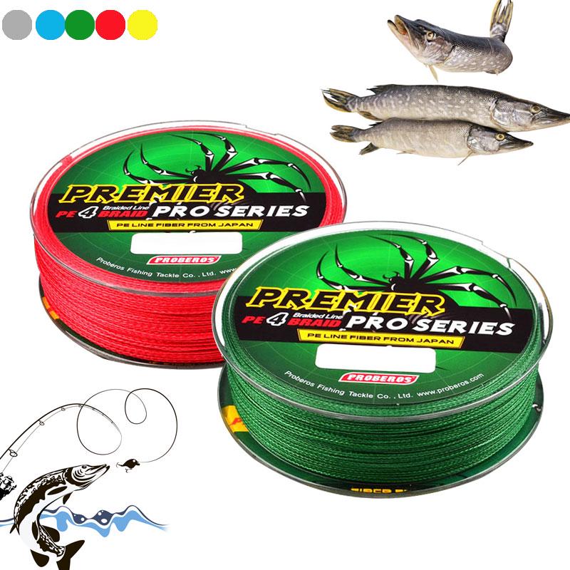 Buy 100M 4 Strands Braided Fishing Line Multifilament PE Line Saltwater ...