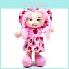 Wholesale Plush Doll In Pink And Orange With Fruit Outfit Adorable Doll For Girls 25cm