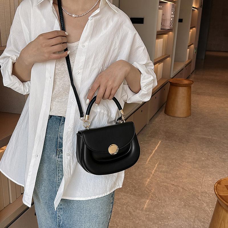 2023 New Candy-colored Pu Leather Crossbody Bag For Women