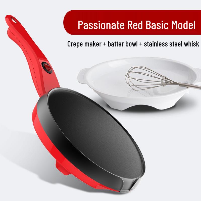 Electric Crepe & Pancake Maker: Spring Roll, Layered Pancake, Breakfast & BBQ Griddle.