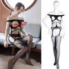 White Lingerie Bodysuit Underwear Open Crotch Women Sleepwear Sexy Transparent Fetish Erotic Teddies Sexy Bodystocking Mujer