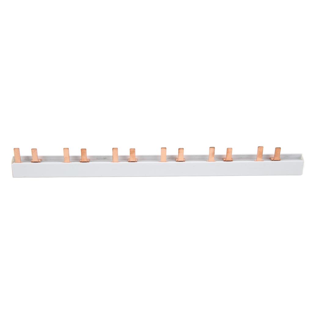 PIN TYPE Copper Busbar 2P 12 Way PVC Good Conductivity for Circuit Breaker Distribution Box