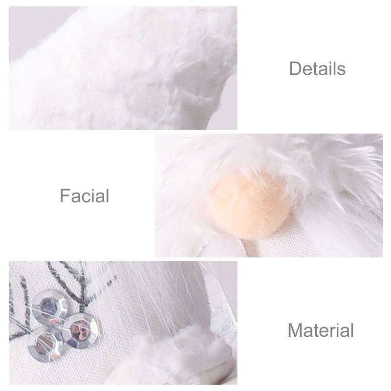 Christmas Decoration Faceless Doll Ornament Soft Texture Plush Dwarf Doll Christmas Goblin