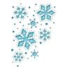 A Set of Snowflake Design Patterns Metal Cutting Die Stencil for DIY Scrapbooking Album Photo Embossing Paper Card Craft Decor