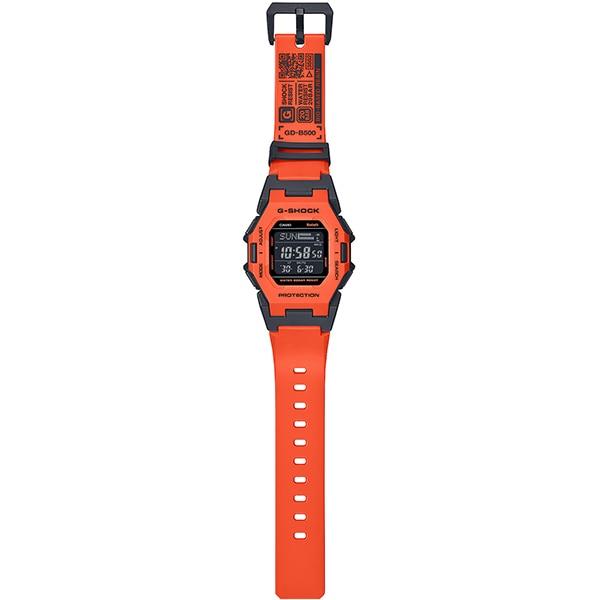 Casio Men's G-SHOCK GD-B500FL-4JF [G-SHOCK Orange Color Model] Square Watch Orange Digital