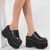 New Style Designer Women's Slippers for Large-sized Women Wear Slippers of Size 34-43 Summer 10cm Thick-bottomed Zapatos Mujer