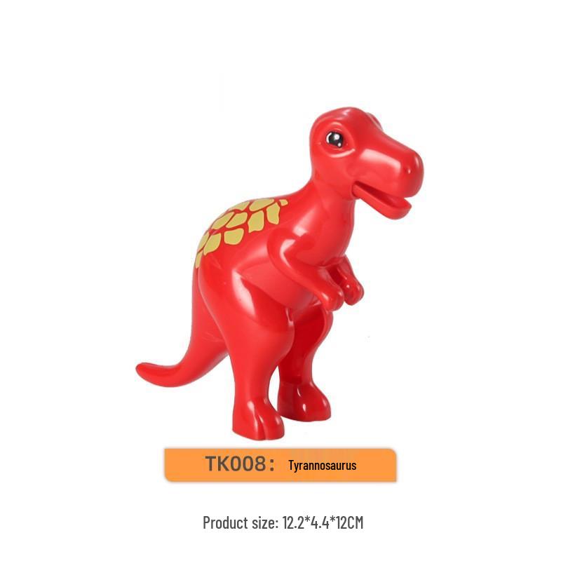 Gegele Lego-Compatible Building Blocks: Large Particles & Small Animal Accessories - Ocean, Zoo, Dinosaur Educational Toys