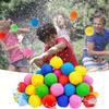 Wiederverwendbare Wasserballons Wiederverwendbare Wasserballons für Outdoor-Spielzeug Weich Mehrfarbig Strandspielzeug für Kinder Erwachsene Familie Outdoor