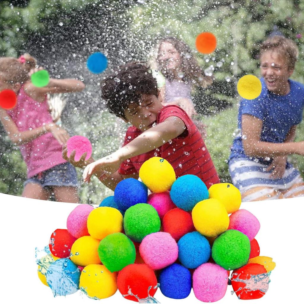 Wiederverwendbare Wasserballons Wiederverwendbare Wasserballons für Outdoor-Spielzeug Weich Mehrfarbig Strandspielzeug für Kinder Erwachsene Familie Outdoor