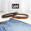 Fineplus Lee Belt, 30mm, 112cm, Vintage Genuine Leather Narrow Belt, 0120597