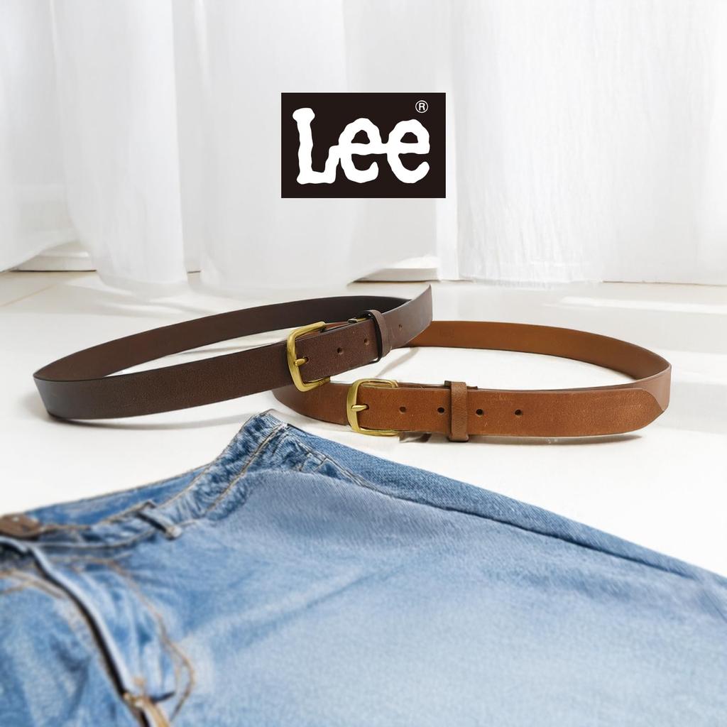 Fineplus Lee Belt, 30mm, 112cm, Vintage Genuine Leather Narrow Belt, 0120597