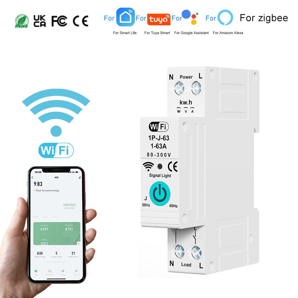 Energy Monitoring Breaker Remote Control Circuit Breaker Wide Voltage Range Energy Monitoring Energy Management