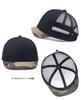 Short Brim Camouflage Umpire [Laquest] Cap, Brim, Cap, Mesh, Men's/Women's (Full Mesh, 4.5cm Brim)