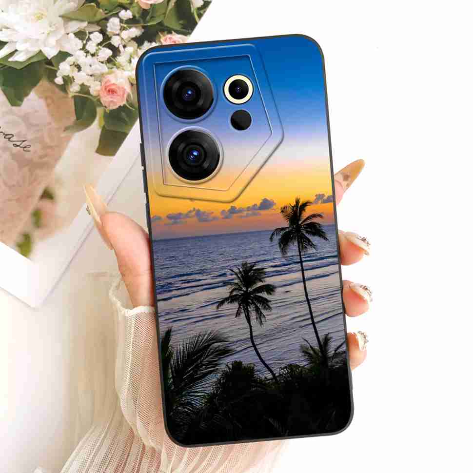 For Tecno Camon 20 Premier 5G Case CK9n Silicone Back Cover For Camon 20Premier 5G Simple Colorful Printing Phone Cases Fundas
