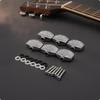 6 Stück Gitarren-Stimmknöpfe mit Schrauben Bequemer Griff Hardware für Gitarrenbauer