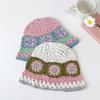 Women's Lovely Two-Color Flower Bucket Hat