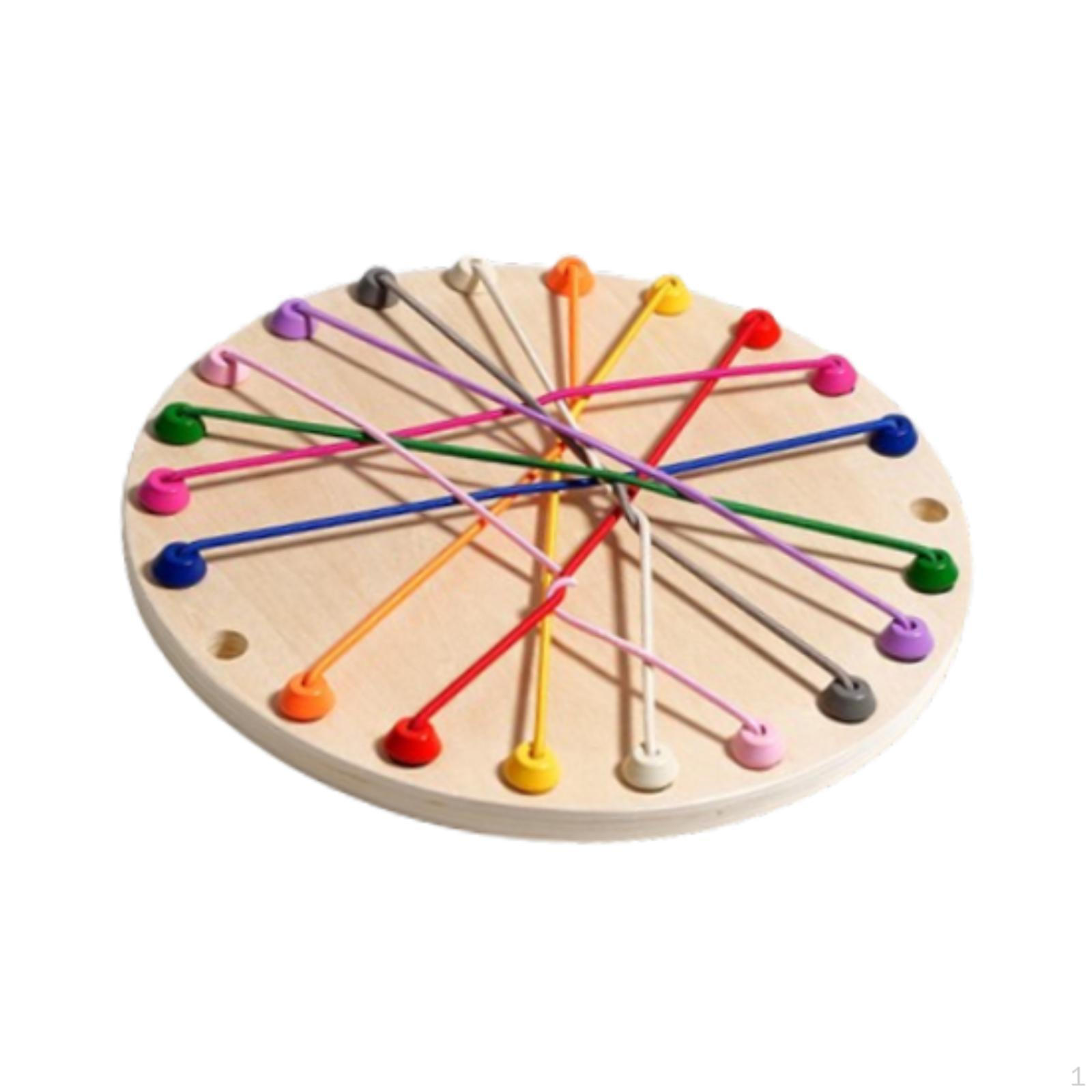 

Веревочные игрушки Детский узел Раннее образование Головоломка Игровая доска для детей Round