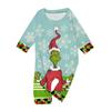 Christmas Prints Family Matching Long Sleeve Tops+Pants Set Family Matching Sets