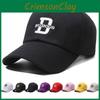 Letters D Embroidery Peaked Cap Outdoor Breathable Men Women Sun Show Small