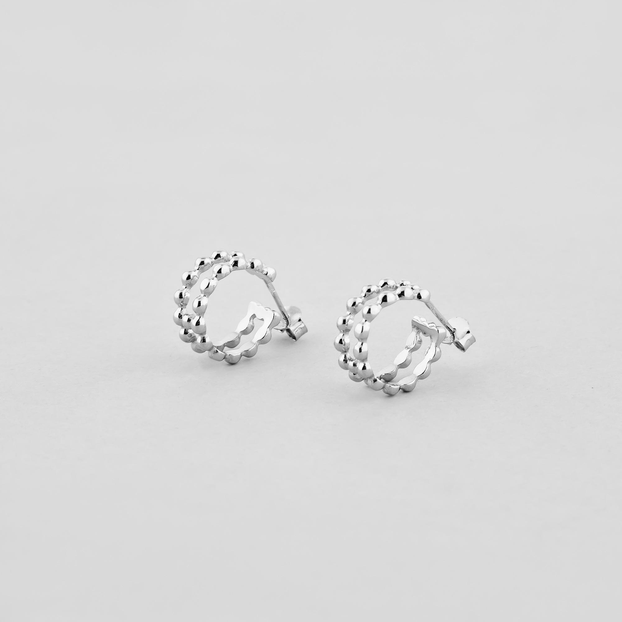 

Сережки Східний стиль срібний