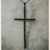 Victorian Gothic Black Cross Pendant Necklace