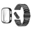 Stainless Steel Watchband + TPU Protection Case for Amazfit Bip6 Bip 5/5 Unity Metal Wristband