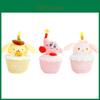 Adorable My Melody Kirby Plush Stuffed Birthday Cake Candles Doll For Kids Gifts