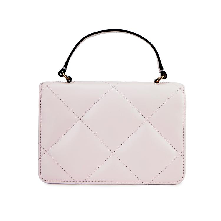 Tory Burch Kira Diamond Quilted Chain Shoulder Bag Magnetic Closure Napa Leather Mini Crossbody Handbag Women handbags Rose-Pink 158326-651