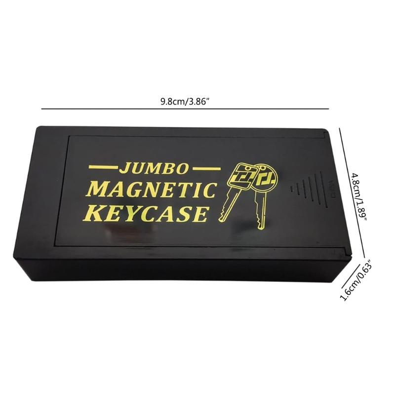 Plastic Convenient Magnetic Key Storage Case Keys Hider Case Car Keys Holder ABS Material for Car and Home Keys Security